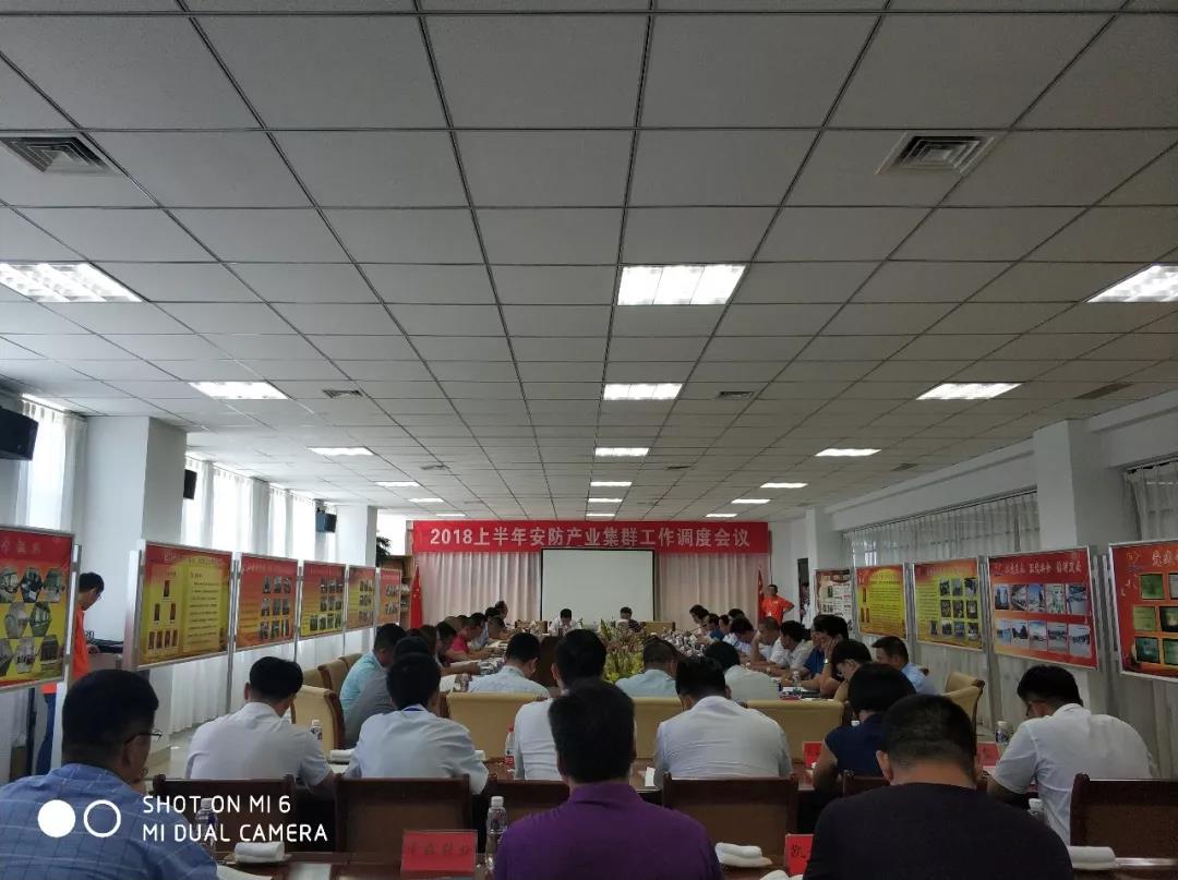 真抓實干 市安防產業吹響高質量發展號角－－2018年上半年安防產業集群工作調度會